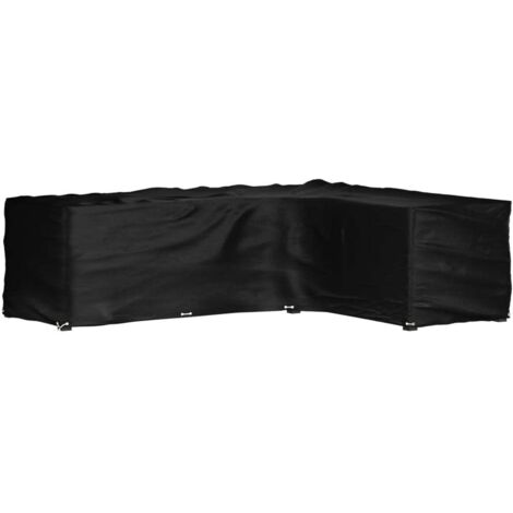 vidaXL L-Shaped Garden Furniture Cover 18 Eyelets 285x220x80 cm