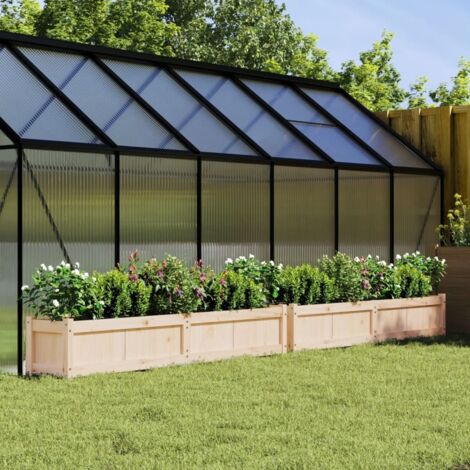 Jardinières 2 pcs bois de pin massif vidaXL