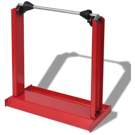 Equilibreuse pour roue de moto professionnelle Rouge vidaXL
