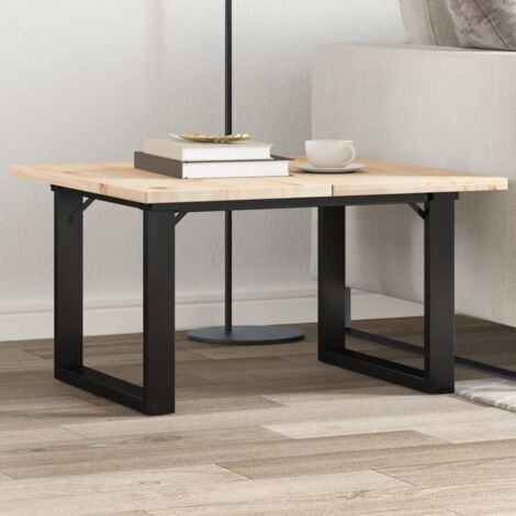 Pieds de table basse cadre en O 60x50x38 cm acier vidaXL (1/6)