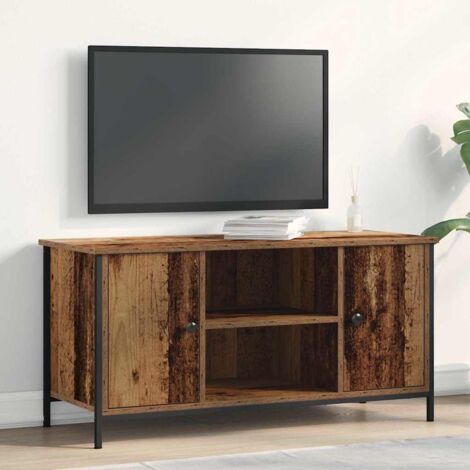 Meuble TV Bois ancien 100 x 40 x 50 cm Bois d'ingénierie vidaXL (1/5)