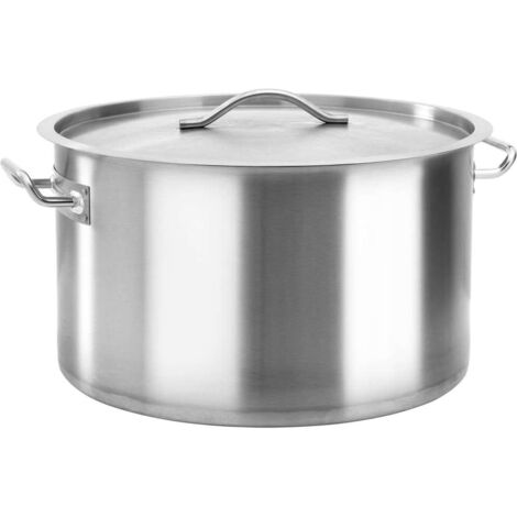 Marmite 44 L 45x28 cm Acier inoxydable vidaXL