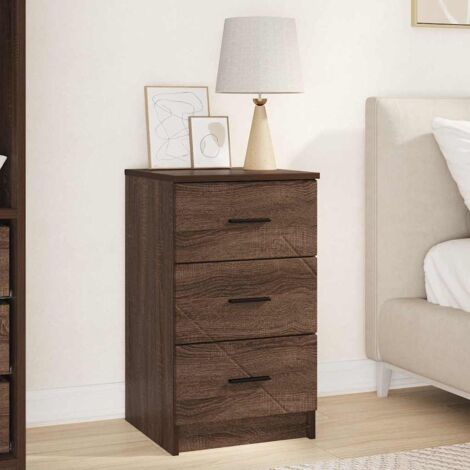 Cabinet de chevet avec tiroir Chêne marron 38 x 38 x 66 cm vidaXL (1/5)