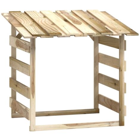 Pergola avec toit 100x90x100 cm Bois de pin imprégné vidaXL