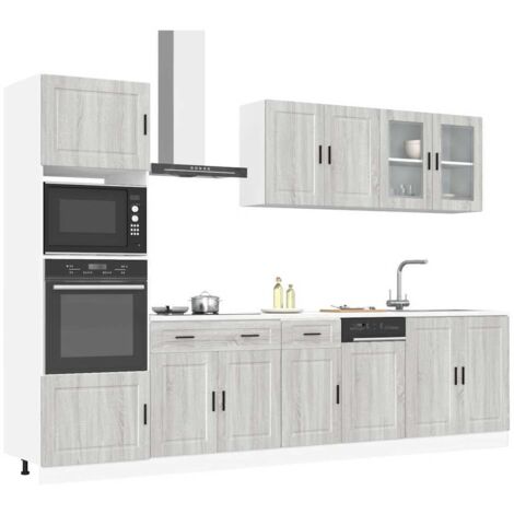 Ensemble d'armoires de cuisine 7 pcs Kalmar bois d'ingénierie vidaXL