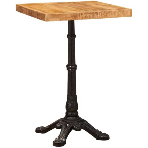 vidaXL  Bistro Table  Brown 50 x 50 x 76 cm Solid Mango Wood
