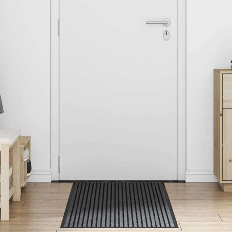 Tapis d'entrée Noir 60 x 180 cm Polypropylène vidaXL (1/5)