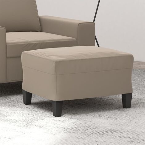 Repose-pied Taupe 60x50x41 cm Tissu microfibre vidaXL