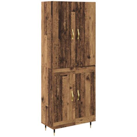 Haut Armoire Bois Ancien 69,5 x 34 x 180 cm Bois d'ingénierie vidaXL (1/5)