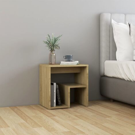 Table de chevet chêne sonoma 40x30x40 cm bois d'ingénierie vidaXL