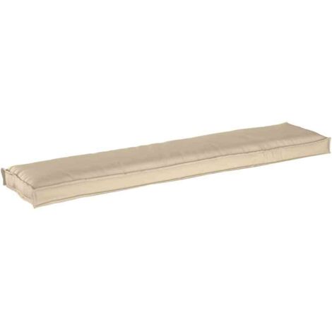 Coussin de palette Beige 180 x 40 x 8 cm Tissu Oxford vidaXL
