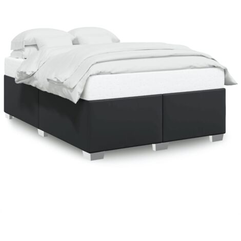 Cadre de lit sans matelas noir 160x200 cm similicuir vidaXL