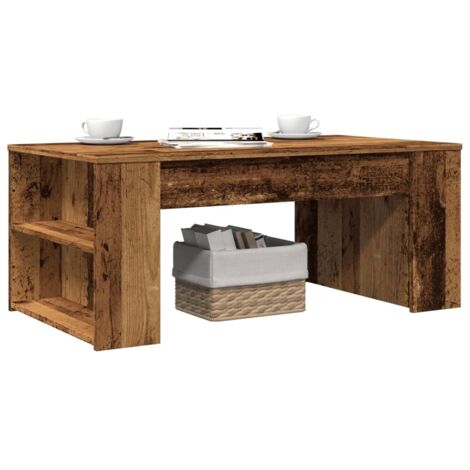 Table basse vieux bois 102x55x42 cm bois d'ingénierie vidaXL