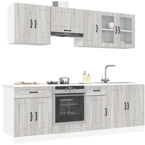 Ensemble d'armoires de cuisine 8 pcs Kalmar bois d'ingénierie vidaXL