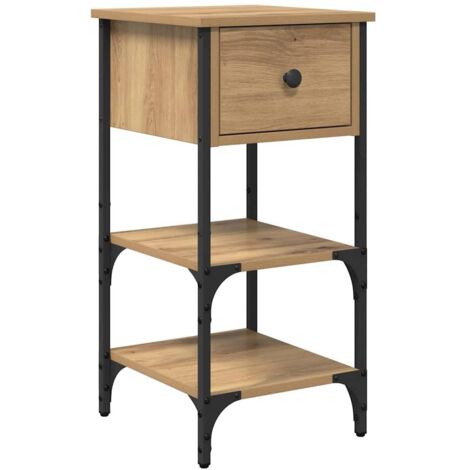 Cabinet de chevet Marron 33,5 x 36 x 70 cm Bois Recyclé Solide vidaXL