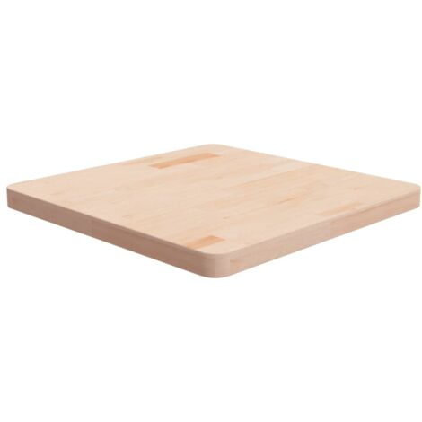 Dessus de table carré 60x60x4 cm Bois chêne massif non traité vidaXL