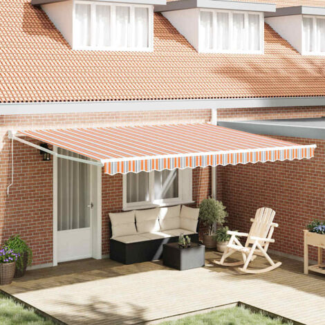 Auvent Rétractable Polyester vidaXL