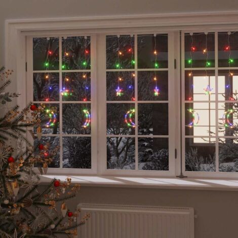 Guirlande lumineuse étoile et lune avec télécommande 138 LED vidaXL (1/5)