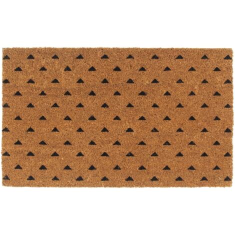 Tapis de porte naturel 45x75 cm fibre de coco touffeté vidaXL (1/5)