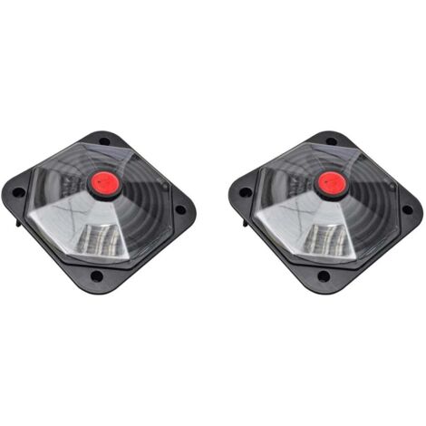 Vidaxl – Lot de 2 chauffages solaires pour piscine 735 W – Dimensions 71,5 x 71,5 cm – Performance jusqu’à 1°C/h – Installation simple