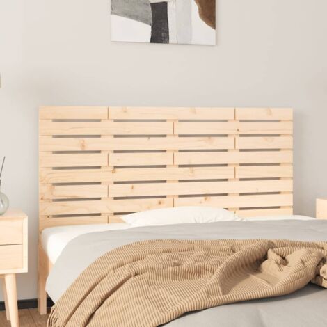 Tête de lit murale 146x3x63 cm Bois massif de pin vidaXL (1/5)