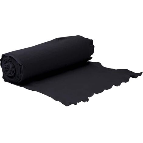 Membrane géotextile noir 1 x 150 m fibre de polyester vidaXL (1/5)