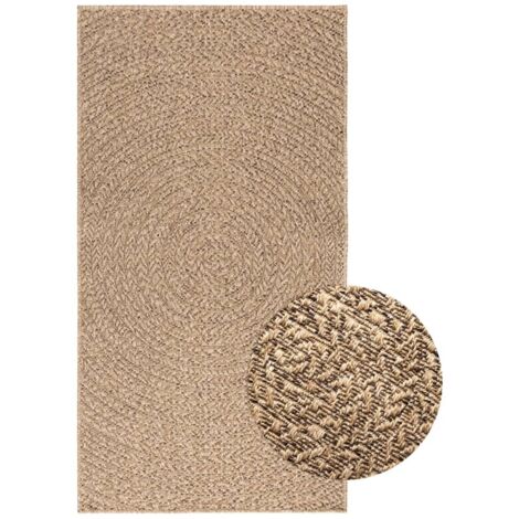 Tapis ZIZUR 80x150 cm aspect de jute intérieur et extérieur vidaXL