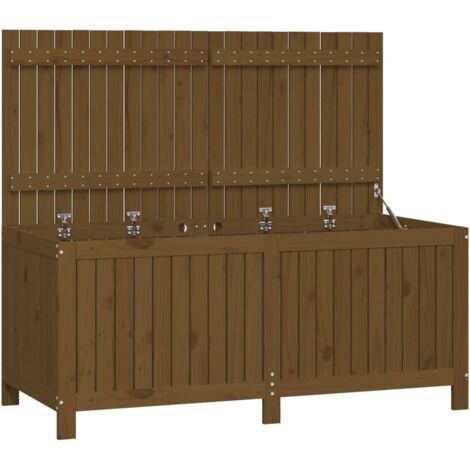 Boîte de rangement de jardin Marron miel 147x68x64 cm Bois pin vidaXL