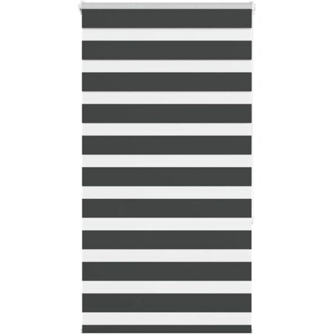 vidaXL Store zèbre noir 90x150 cm largeur du tissu 85,9 cm polyester (1/5)