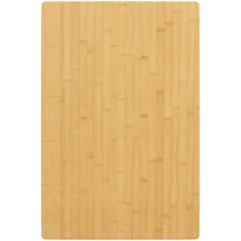 Plateau de Table, de Bureau, Table à Manger 60x100x2,5 cm bambou vidaXL