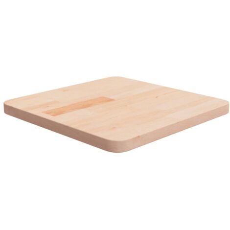 Dessus de table carré 40x40x2,5 cm Bois chêne massif non traité vidaXL