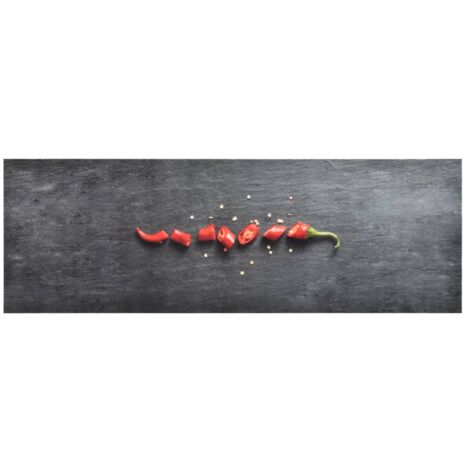 Tapis de cuisine lavable  Tapis Salon Poivre 60x300 cm vidaXL