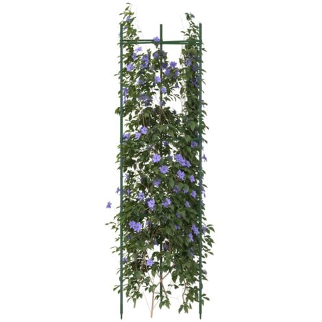 Cages à tomates 4 pcs 116 cm acier et PP vidaXL243150 (1/5)