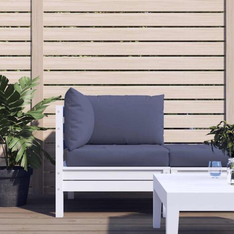 Coussins de palette lot de 3 bleu marine tissu oxford vidaXL