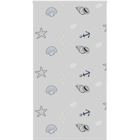 vidaXL Store enrouleur de douche 130x240 cm largeur du tissu 126 cm