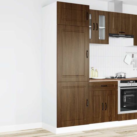 vidaXL Armoire de cuisine Kalmar chêne marron bois d'ingénierie