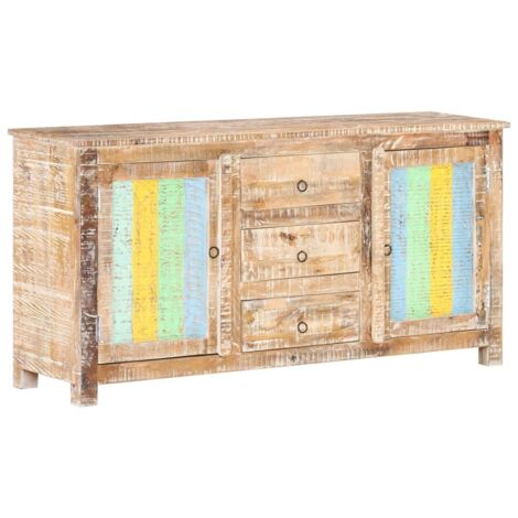 vidaXL Buffet 151x40x75 cm Bois d'acacia brut (1/5)