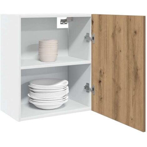 vidaXL Hanging Cabinet "Lyon" Artisan Oak 50x31x60 cm Engineered Wood