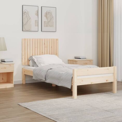 Tête de lit murale 95,5x3x60 cm Bois massif de pin vidaXL (1/5)
