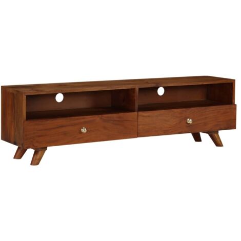 vidaXL Meuble TV Bois de récupération solide 140x30x40 cm (1/5)