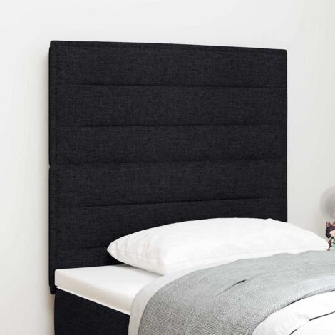 Tête de lit avec tête de lit Noir 100 cm tissu vidaXL