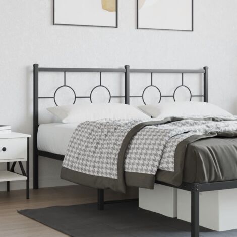 Tête de lit métal noir 160 cm vidaXL (1/5)