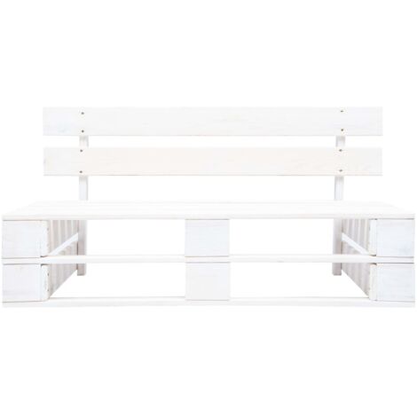 Vidaxl – Banc de jardin en pinède imprégnée FSC – 2 places – Dimensions 110 x 65 x 55 cm – Résistant aux intempéries – Confort optimal avec coussins (1/6)