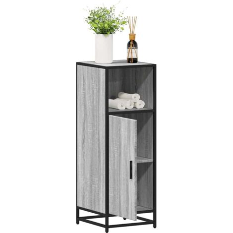 vidaXL Armoire de salle de bain sonoma gris 35x37,5x100 cm