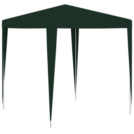 Tente de réception Barnum, Chapiteau de jardin professionnelle 2x2 m Vert vidaXL (1/7)