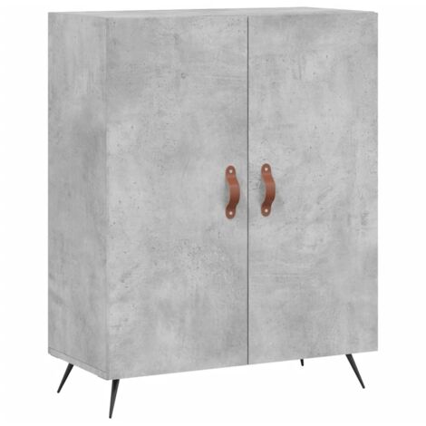 Buffet gris béton 69,5x34x90 cm bois d'ingénierie vidaXL (1/5)