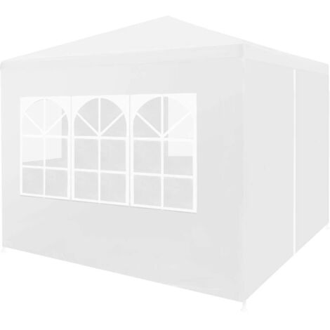 Tente de réception 3 x 3 m Blanc vidaXL