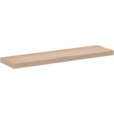 Vidaxl – Étagère murale flottante 90x23,5x4 cm – Bois d'ingénierie avec placage chêne – Système de montage invisible – Charge max 10 kg (1/5)