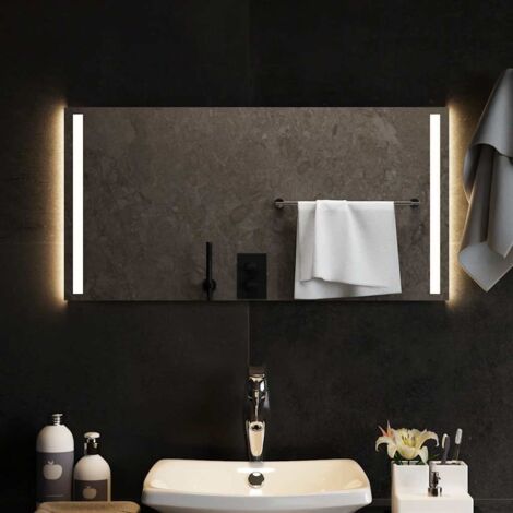 Miroir de salle de bain à LED 80x40 cm vidaXL818467