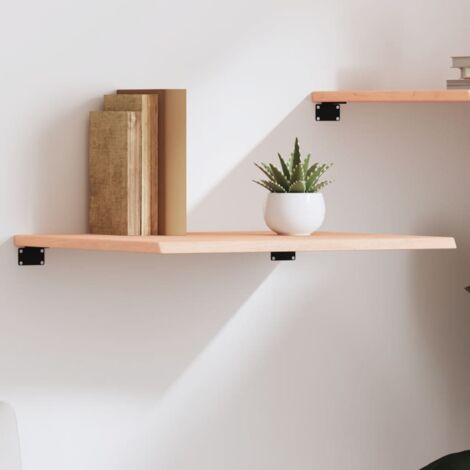 Étagère murale 60x50x2 cm bois de chêne massif non traité vidaXL (1/5)